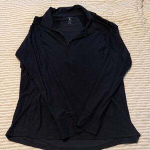 NWOT Long Sleeve Quarter-Zip Pullover - Black